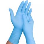 Food Processing Disposable Nitrile Examination Gloves Bacterial Penetration