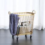 Nordic Rustproof H42.5CM Steel Laundry Basket