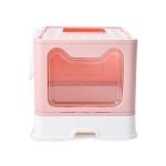 ABS Portable Collapsible Top Entry Cat Litter Box 5L With Door