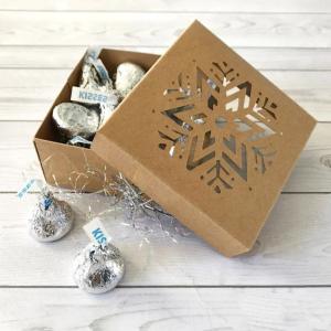 Quality Paperboard Christmas Cookie Gift Boxes , Custom Holiday Cookie Gift Boxes wholesale