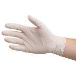Natural Latex Disposable Medical Gloves Good Isolation Beaded Cuff