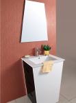Nature wood wall mount bath furniture cabinet