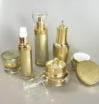 Silk Printing PP Small 15ml 15g Acrylic Empty Matt Cosmetic Cream Jar
