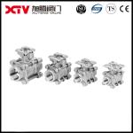 Straight Through Type Xtv Butt Welded 3PC Ball Valve ISO Mounting Pad Without