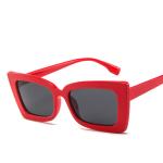 BSCI Trendy Fashion Sunglasses Women Rectangle Frame Clear Mirror Lens Glasses