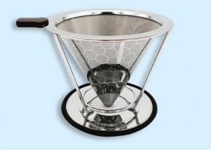 Quality Reusable Hygienic Metal Stainless Steel Coffee Strainer Out Diameter 89mm-220mm wholesale