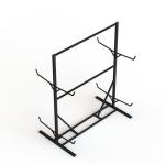 Iron Tube Kayak Storage Floor Standing Display Rack With 8 Metal Arms