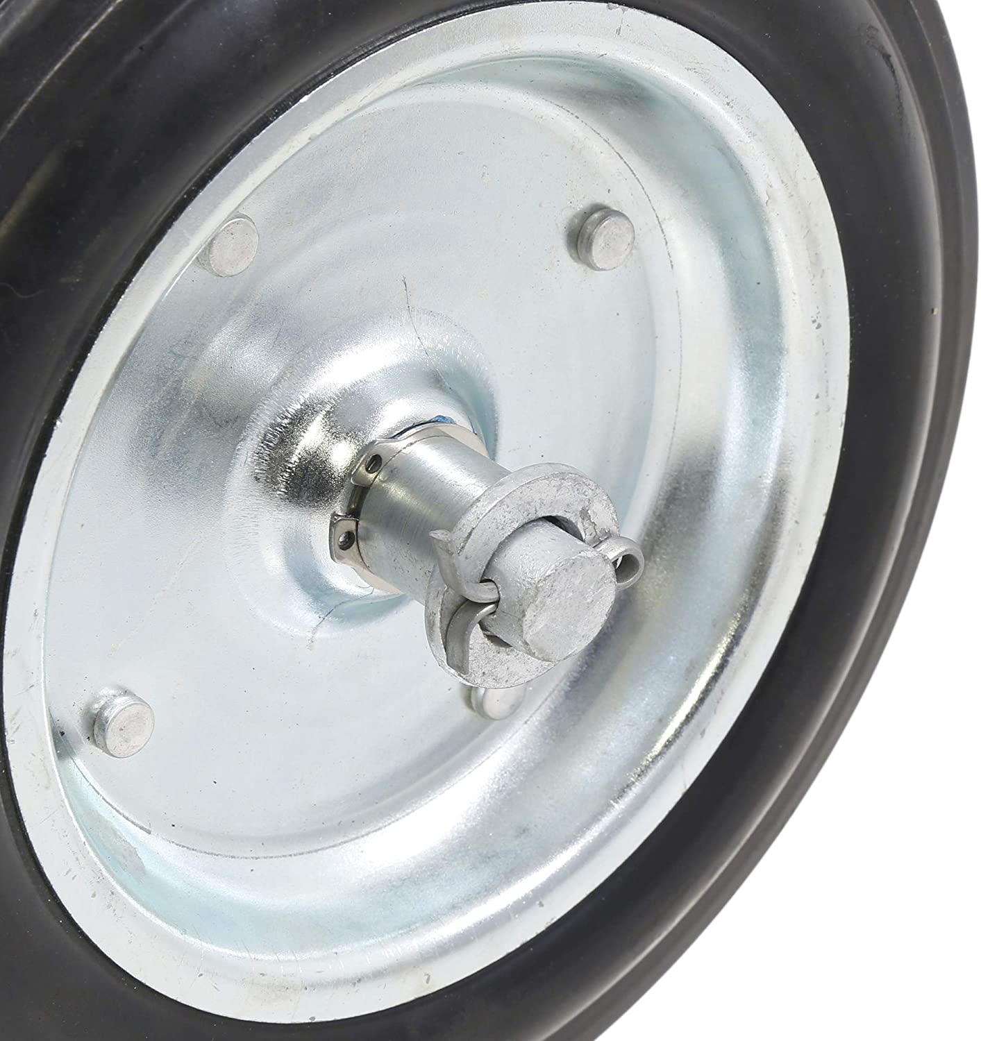 Iron Farm Gate Caster Wheel for 6 Inch Under Mount Farm Gate in Outdoors and Garden