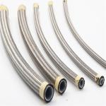 DN13 Stainless Steel Cover Smooth PTFE Hose for Oil / Coolant
