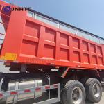 China Famous Brand HOWO Tipper Trucks 6X4 400HP Dump Truck Transporting in