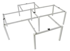 Quality 4 seater partition metal frame ,#205 wholesale