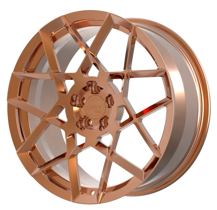 Centerlock type bright colour painting Forged Custom Wheels 18 19 Inch With Black Machine Face rims