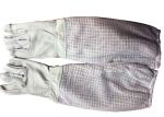 White Sheepskin Beekeeping Gloves of Three Layer Long Breathable Cuff