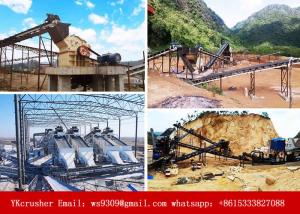 Quality Granite Stone Crushing Equipment , Stone Production Line 125-1200 Mm Feeding Size wholesale