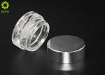 Round Shape Glass Empty Cosmetic Containers , 5g 10g Small Cosmetic Jars