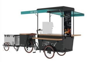 Quality Commercial Electric Tea Drink Bike Integrated Design For One Person Shop wholesale