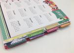 Custom Pink Spiral Daily Planner Notepad / Colorful Printing Agenda Notepad