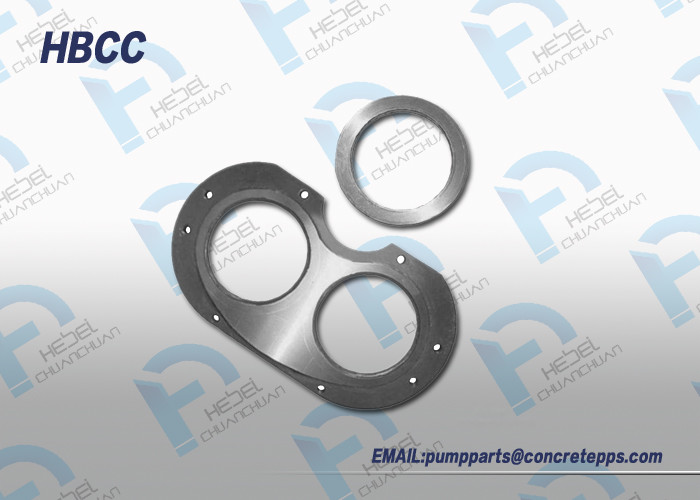 Durable DN230 Zoomlion Spectacle Wear Plate and cutting ring for Concrete Pump Truck