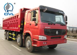 Quality HOWO Manual 8x4 Dump Truck , 30 Ton International Dump Trucks wholesale