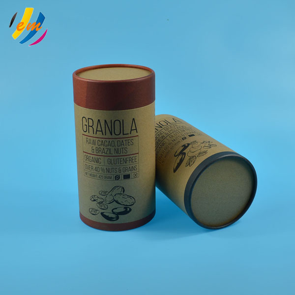 Customized Biodegradable Kraft Paper Push Up Tube For Tea