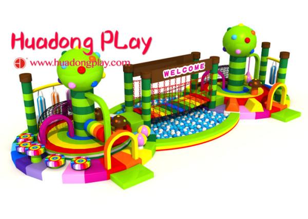 Climbing Kindergarten Early Childhood Playground Equipment With Ball Pool
