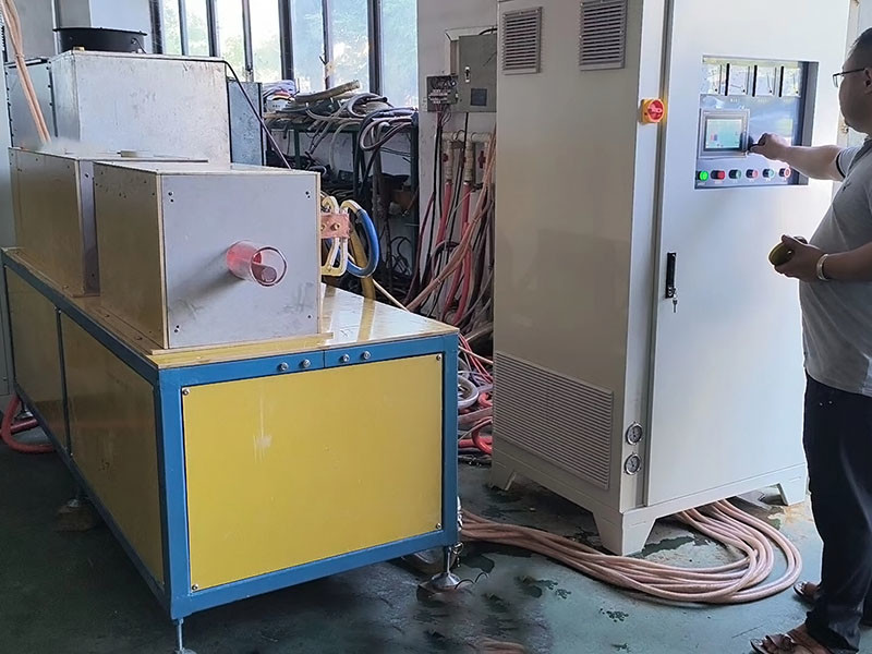 Water Cooling Induction Hot Forging Machine Electricity Powered 600KW 3 Phase