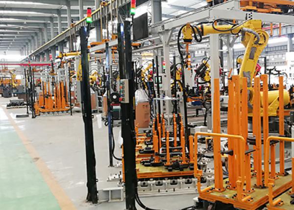 Sports Equipment Automatic Welding Production Line With ±0.1mm Repeat Positionin