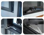Open Style Aluminum Frame Sliding Windows , Modern Aluminum Windows Residential
