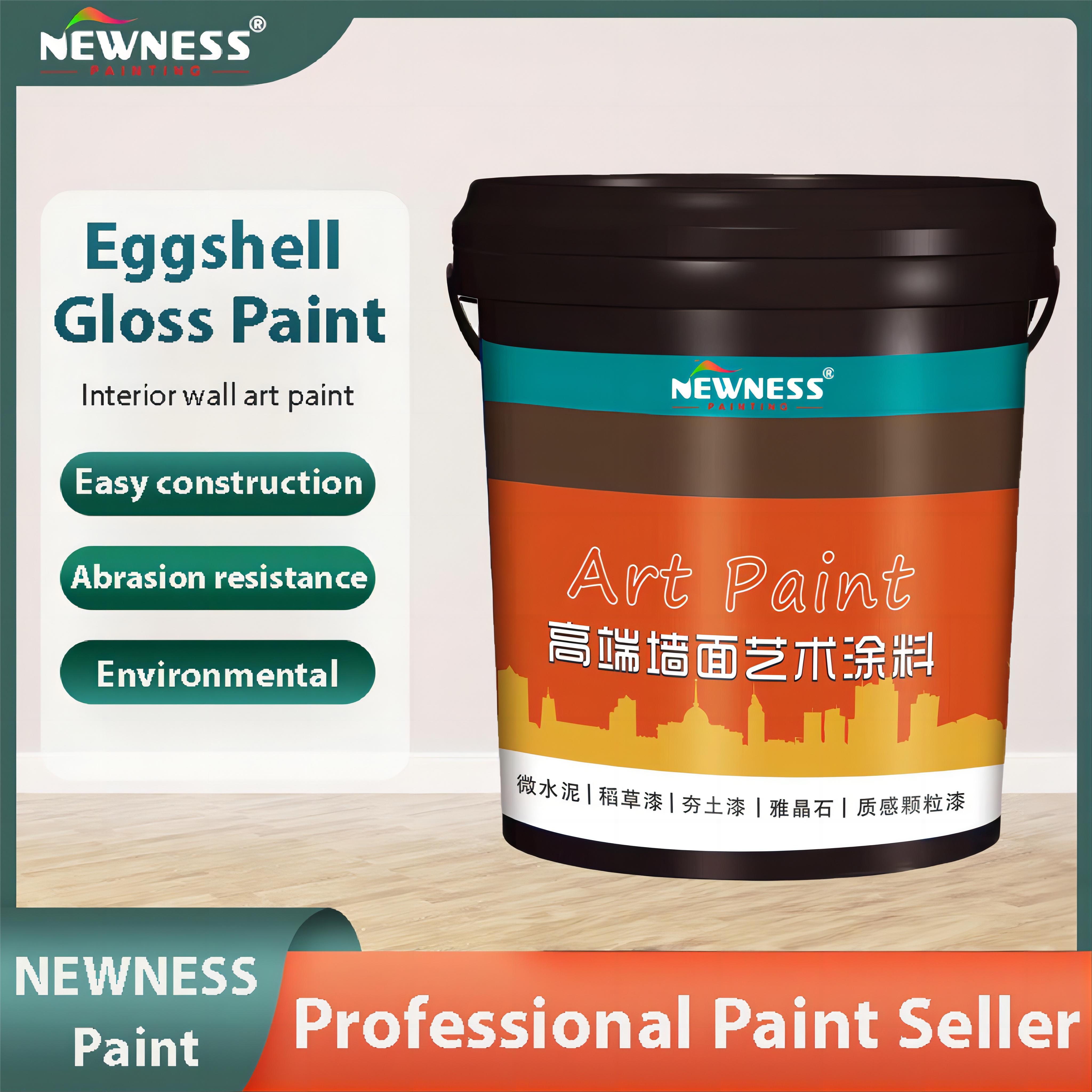 Indoor Single Component Wall Paint with Environmental Protection and Custom Color