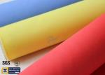 Fiberglass Fire Blanket Red Acrylic 0.43MM 490G Satin Welding Safety Fabric