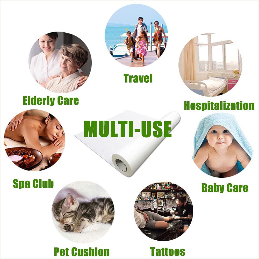 Waterproof Disposable Non Woven Bed Sheet Roll White Spa Massage Bed Covers