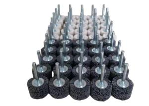 Quality 50mm Silicon Carbide Filament Mounted Nylon Cylinder Brush​ With 10mm Shank wholesale