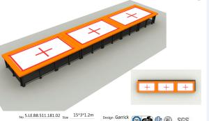 Quality 45M2 Chinese Latest Design Professionla Jumping Area for Indoor Trampoline Park wholesale