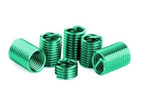 China Green Carbon  steel Wire Thread Insert  Customized Anodizing finishing M12 M16 M18 M20 on sale