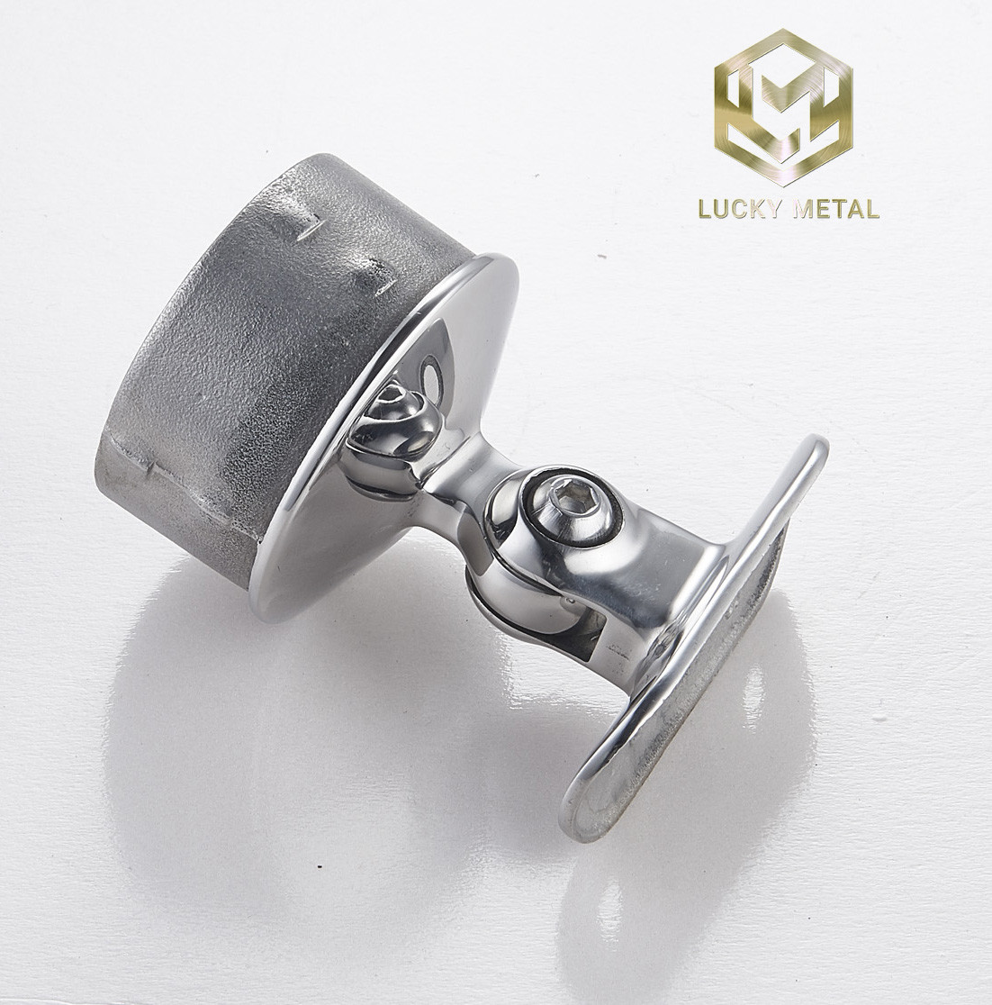 Railing Accessories Hot Sell 304 316 Inox Round Tube Stainless Steel Handrail Bracket Glass Bracket Handrail Support