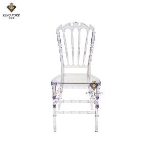 Quality Resin Clear Chiavari Chairs For Wedding Commercial Furniture 42cm*40cm*92cm wholesale
