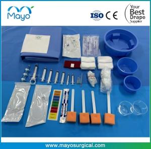 Quality SMS Radial Femoral Angiography Drape Kits With Angio Drapes 4 Hole Self Times 5 Years wholesale