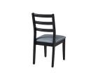 ISO9001 Dark Gray Upholstered Dining Chairs