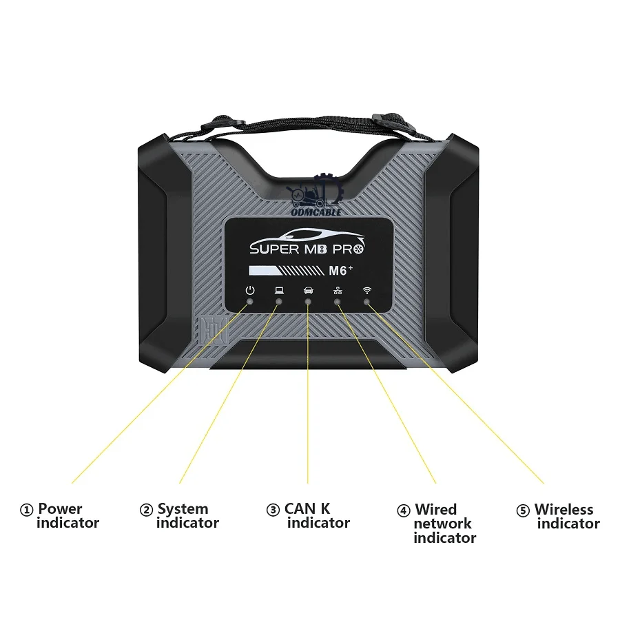 Popular DoIP VCI FOR M6 Super MB Pro M6 Wireless Star Diagnosis Tool Full Function Support Original Software MB Star Doi