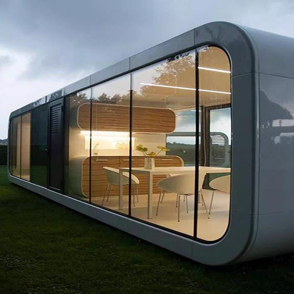 Factory Wholesale Prefabricated House Apple Cabin Tiny Pod Coffee House Mobile
