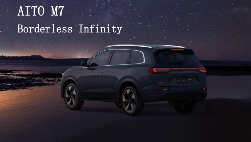 2024 AITO 1.5T M7 Single Motors Comfort Electric Car Chinese Energy Vehicle with Front 6 Rear 6 Radar and Affordable Cost