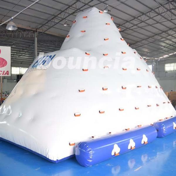 Inflatable Water Climber / Inflatable Iceberg With Big Stainless Steel Anchor