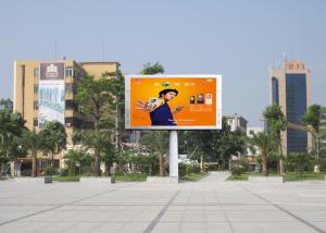 Quality Waterproof Outdoor Advertising LED Display Screen Billboard P6 6000cd/sqm Brightness wholesale