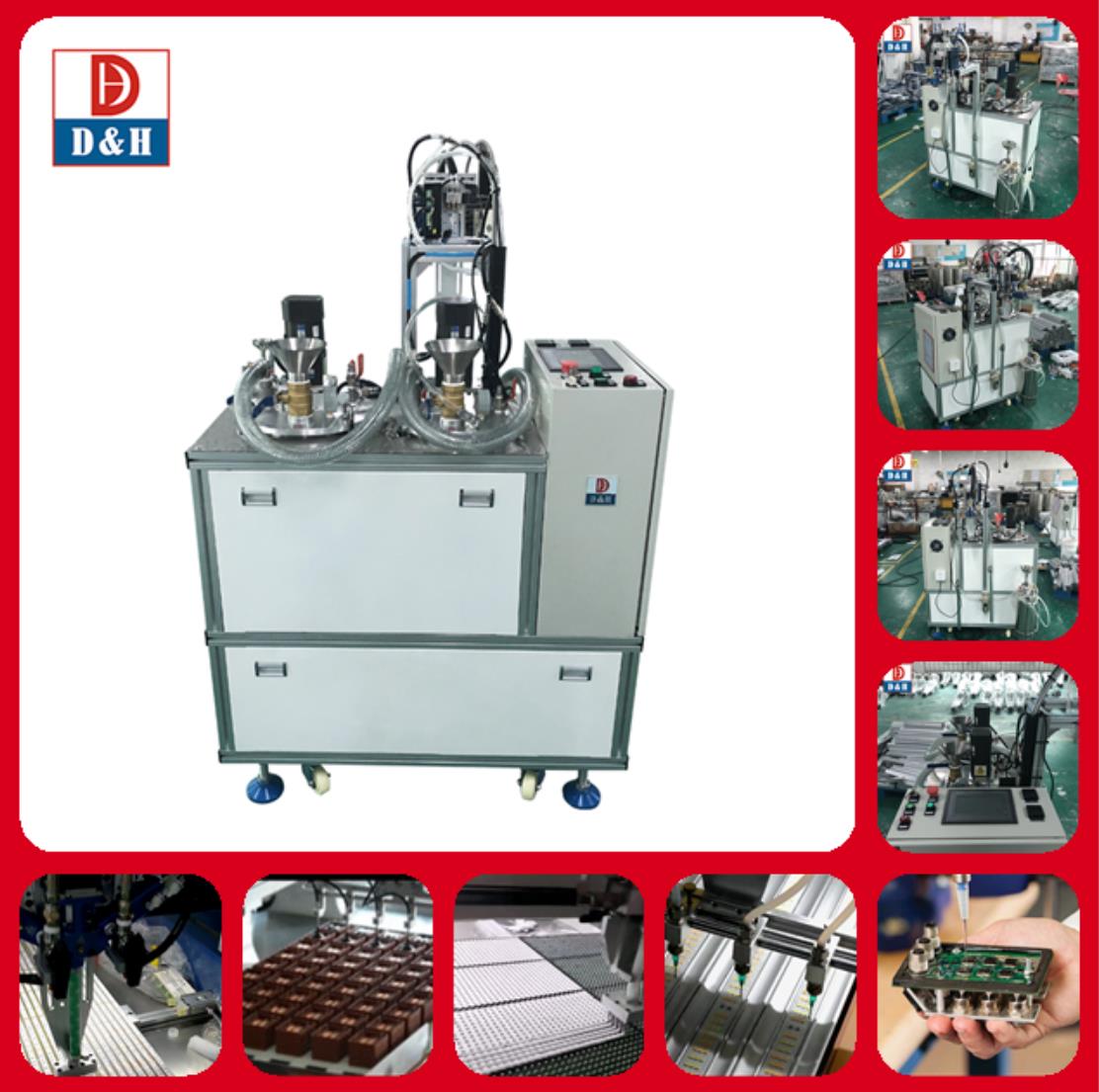 0.5-24g/s Speed 3 Axis Automatic Metering Mixing Dosing Machine for Local Glue Application