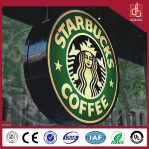 Quality Wholesale Vacuum Forming round coffee advertising light box for sale wholesale