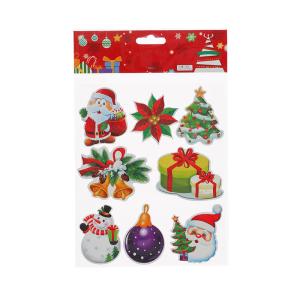 Quality Transparent Festive Stickers Christmas Envelope Stickers For Xmas Party Supplies wholesale