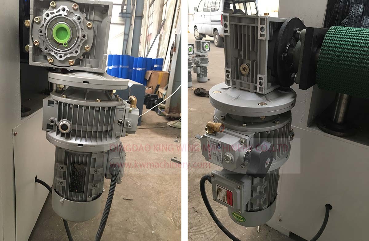 KC1000-3R Wood grain making wire brush machine for wooden table floor door
