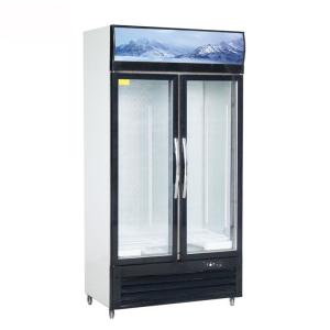 Quality Cold Drinks Commercial 1000L Vertical Glass Door Freezer wholesale
