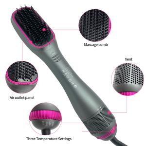 Quality Quick Drying Multifunctional 45W Straightening Brush For Black Hair wholesale