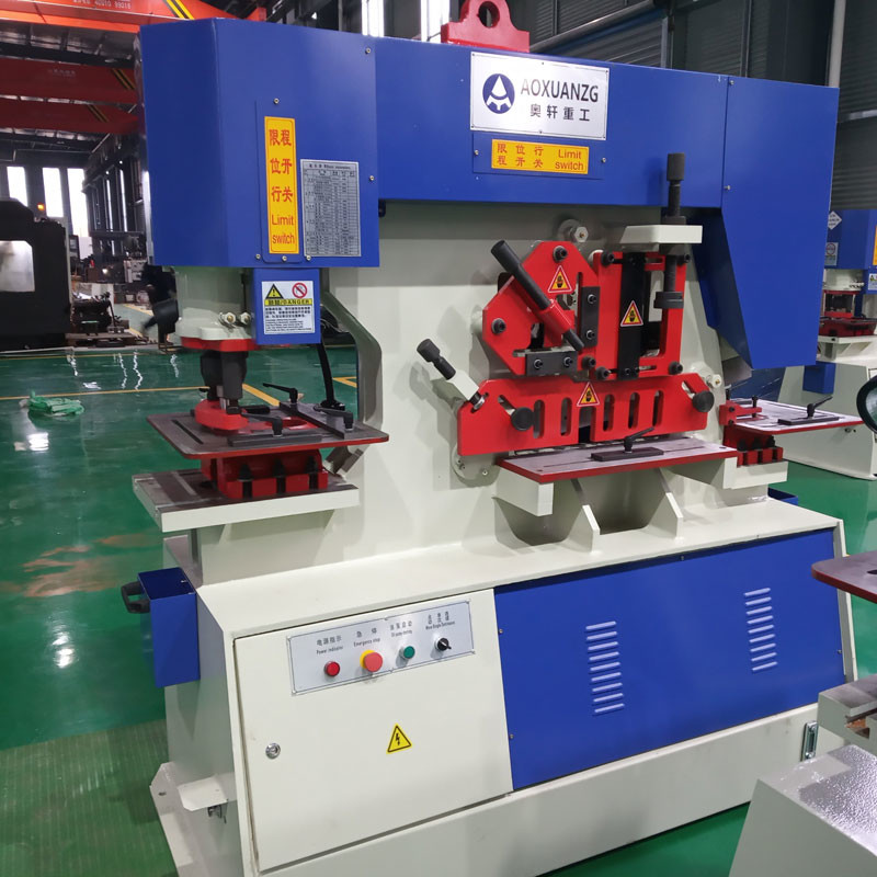 65T Industrial Hydraulic Ironworker Machine Q35Y-16 For 16mm Steel Plate